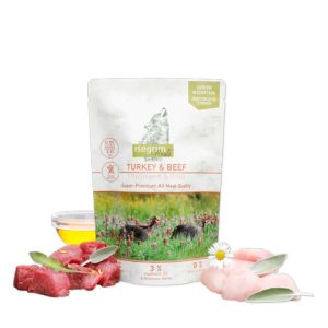 Pouch Isegrim Dog Junior - Turkey & Beef 410 Gr.