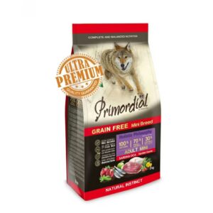 Primordial Grain-Free Holistic Dog Adult Mini cu Sardine si Gasca 2kg