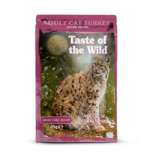 Taste of the Wild Cat Pouch Adult cu Carne de Curcan Pate 85 Gr